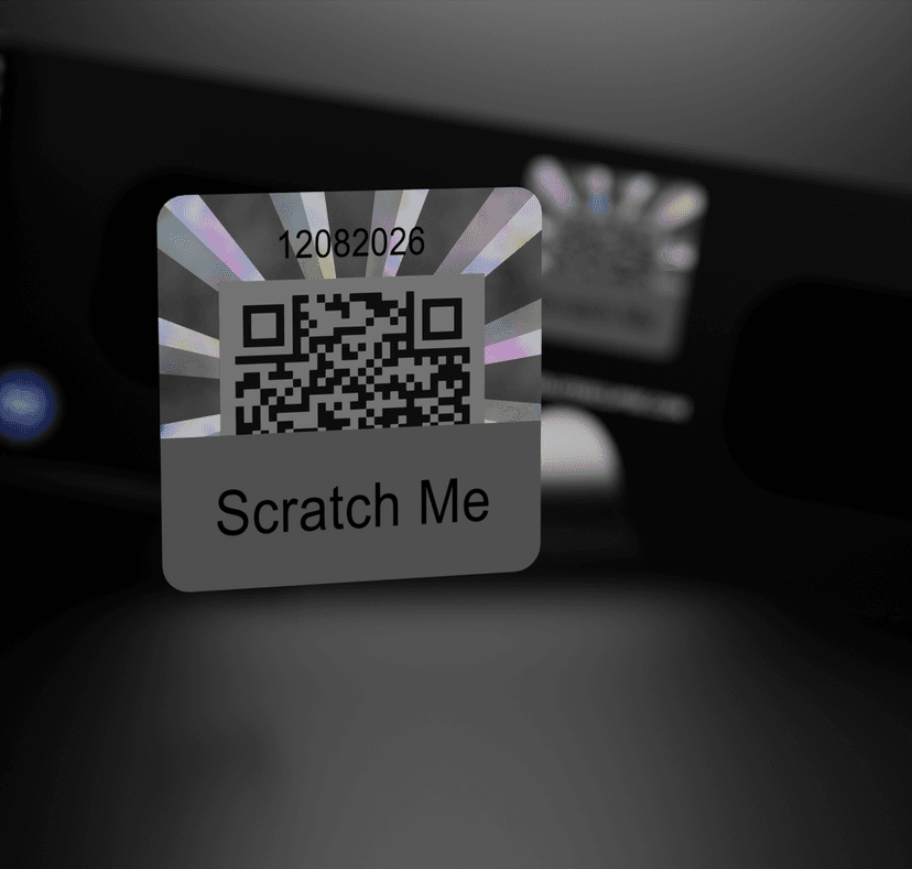 QR code de traçabilité sur les lunettes éclipse